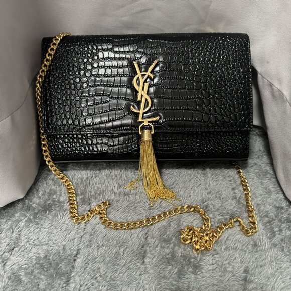Yves Saint Laurent Black shoulder bag - Picture 4 of 6